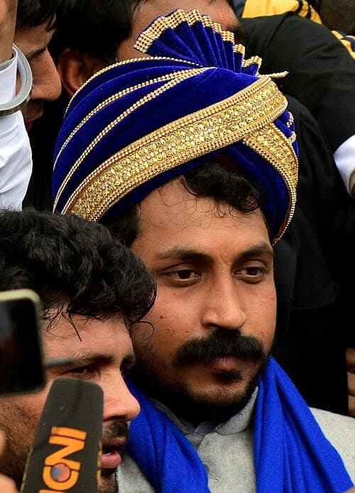 Portrait of Chandrashekhar Azad