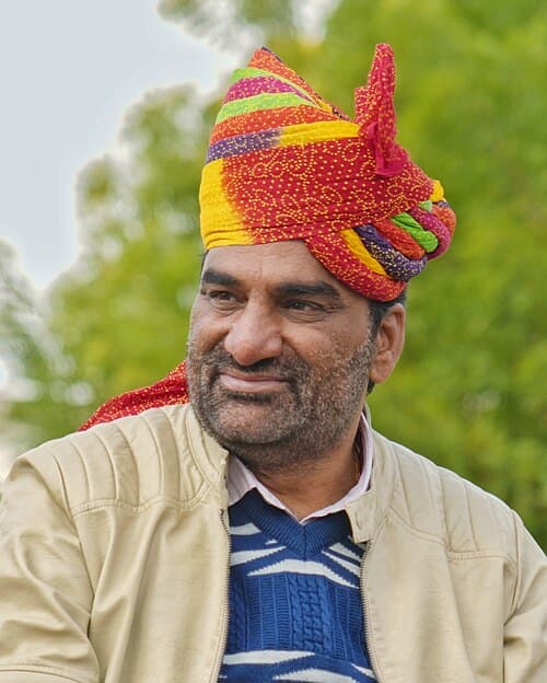 Portrait of Hanuman Beniwal