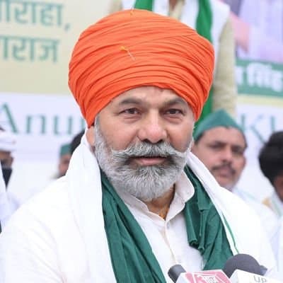 Portrait of Rakesh Tikait